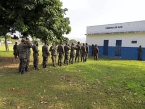 imagem de uma câmara de gás no exército