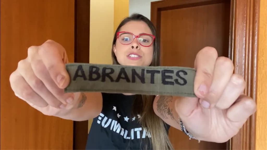 Sargento Abrantes com seu nome de guerra