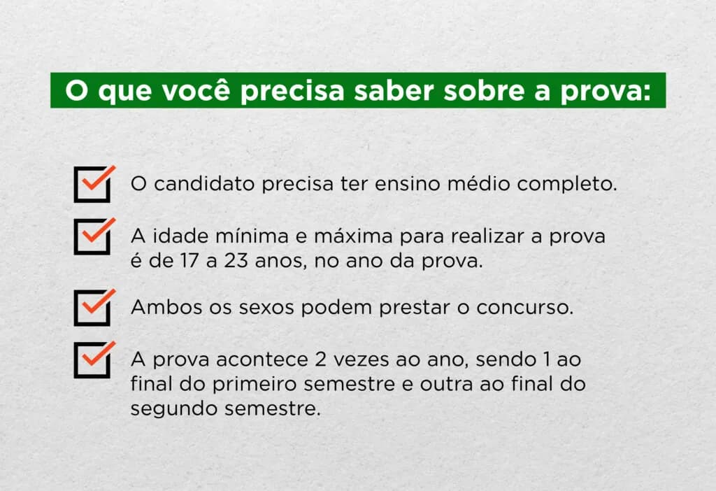 checklist de carreiras da aeronáutica