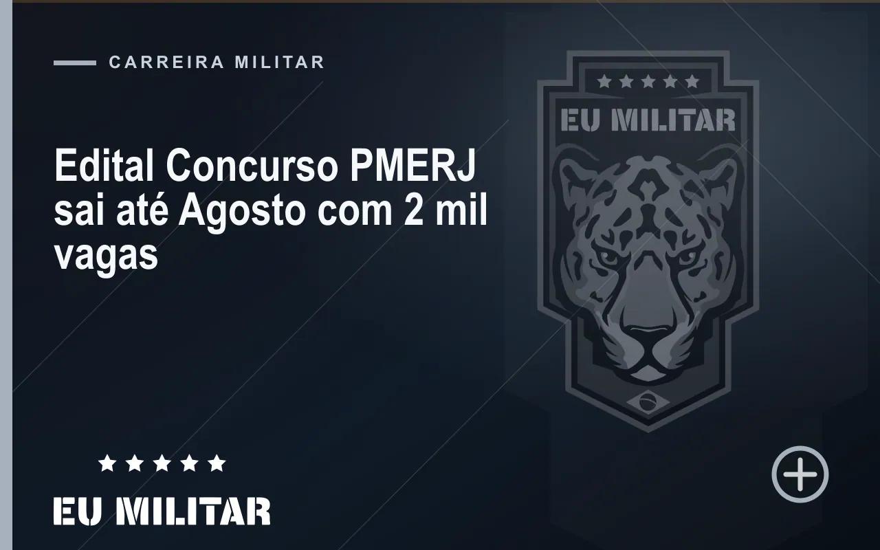 Capa do artigo: Edital Concurso PMERJ sai até Agosto com 2 mil vagas