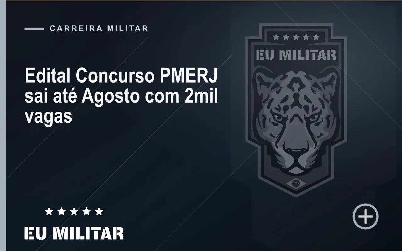 Capa do artigo: Edital Concurso PMERJ sai até Agosto com 2mil vagas