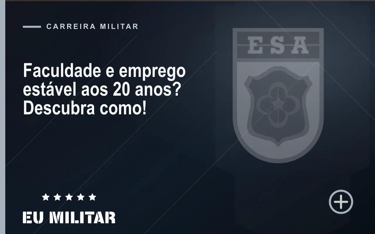 Capa do artigo: Faculdade e emprego estável aos 20 anos? Descubra como!