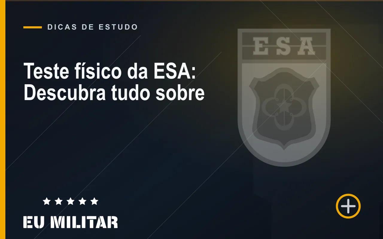 Capa do artigo: Teste físico da ESA: Descubra tudo sobre